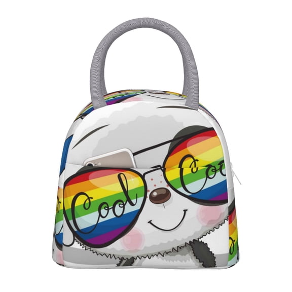 Hirioo Panda with Sun glasses for Eco-friendly Lunch Box,Leakproof Lunch Box for School, Work, Travel, and Picnics,Perfect for Meal Prep