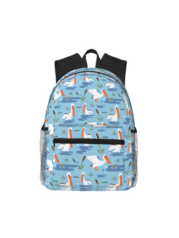 Pelican Reed And Fish for Casual Backpack College Backpack Laptop Backpack for Women and Men College Workplace Travel