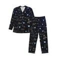 thumbnail image 1 of Hirioo Physical Formulas for Men's Pajama Sets 2 Piece Pjs Men's Long-Sleeved Pajama Set Button Down Sleepwear,S-XXL-Medium, 1 of 7