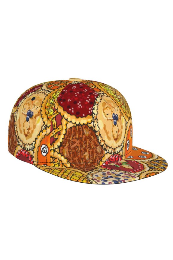 Pies for Baseball Cap Men Cap Flat Brim for Men Women Teens Adjustable Baseball Cap