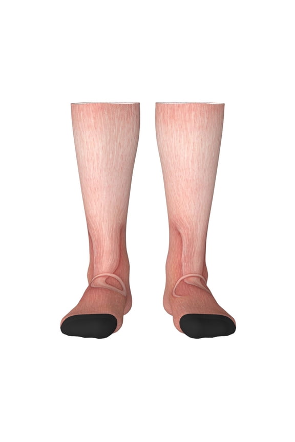 Pig'S Tail for Adult Stockings Breathable Sock Non-Pilling,Contrasting Color Design