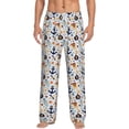 thumbnail image 1 of Hirioo Pirate Skull And Anchor for Women's PJ Pajama Pants Sleep Pants Women's Home Trousers with Pockets,S-3XL-XX-Large, 1 of 6