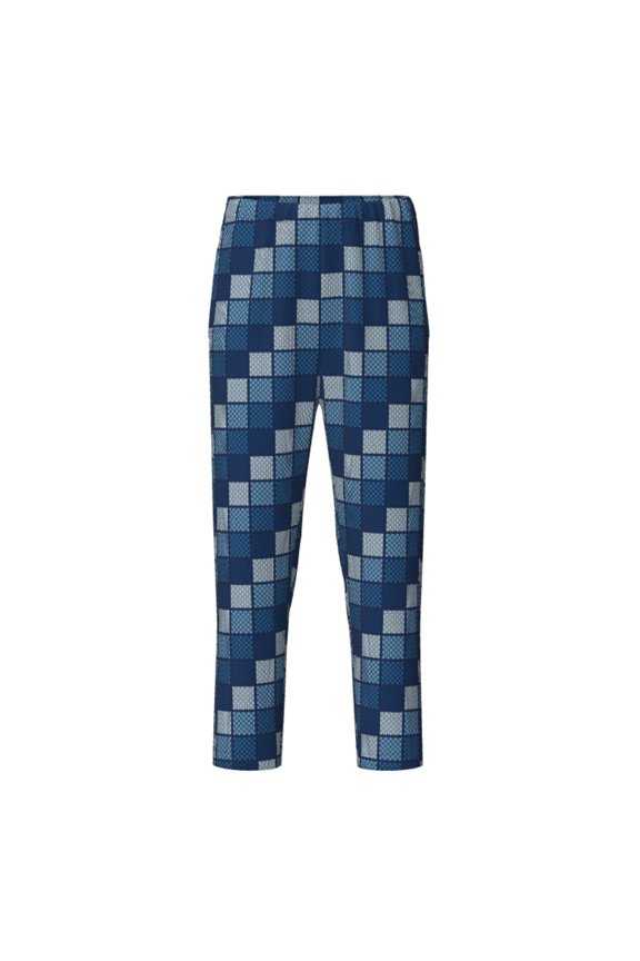Pixel Grid for Teenagers' Pajama Pants Womens Lounge Pants with Pockets Pj Bottoms Pants for Men-Large