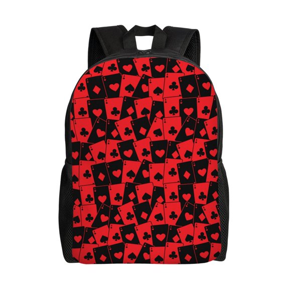 Hirioo Playing Cards for Travel Backpack for Women Men, Lightweight and Durable,Gift for Weekender, College, Work,and Outdoor Activities