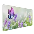 thumbnail image 1 of Hirioo Purple Butterfly On Wild for Mouse Pad ,Anti-Slip Base, Durable Stitched Edges, Perfect for Gaming, Office, and Home Use,16x35.5in, 1 of 9