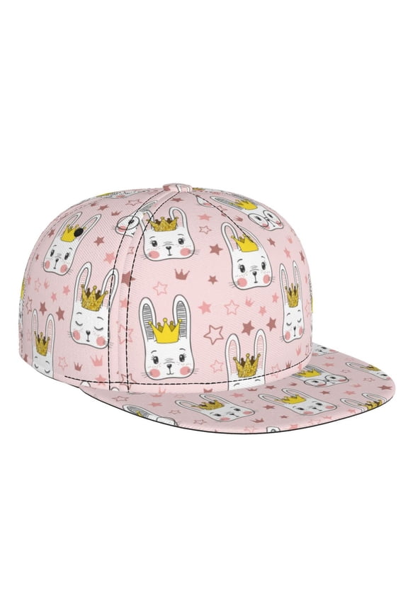 Queen For Rabbit for Baseball Cap Men Cap Flat Brim for Men Women Teens Adjustable Baseball Cap