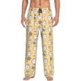 thumbnail image 1 of Hirioo Rabbit And Candy for Men's PJ Pajama Pants Sleep Pants Men's Home Trousers with Pockets,S-3XL-Small, 1 of 6