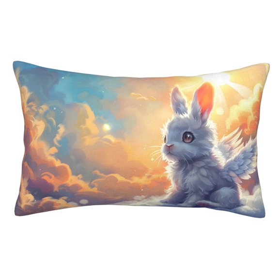 Hirioo Rabbit And Floral for Women's PJ Pajama Pants Sleep Pants Women's Home Trousers with Pockets,S-3XL-Medium