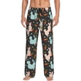 thumbnail image 1 of Hirioo Rabbit Is Eating Carrots for Men's PJ Pajama Pants Sleep Pants Men's Home Trousers with Pockets,S-3XL-Small, 1 of 6