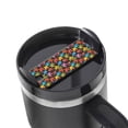 thumbnail image 1 of Hirioo Rainbow Colorful Maple Leaves for Stanley Cup Lid Nameplate Personalized Acrylic Nameplate Tumbler Lid Topper(30oz , 40oz), 1 of 9