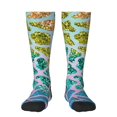thumbnail image 1 of Hirioo Rainbow Glitter for Adult Stockings Breathable Sock Non-Pilling,Contrasting Color Design, 1 of 6