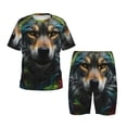 thumbnail image 1 of Hirioo Realistic Style Colorful Wolf Hirioo-Large, 1 of 6
