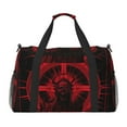 thumbnail image 1 of Hirioo Red Gothic Skeleton Throne Hand Travel Bag for Men Women,Durable and Spacious Travel Bag with Multiple Pockets for Work, Travel, Weekend Getaways, 1 of 8