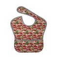 thumbnail image 1 of Hirioo Red Houses for Baby Waterproof Pocket Bib Adjustable Closed for Babies Toddlers with Large Pocket 6-24Months, 1 of 8