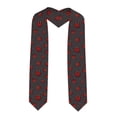 thumbnail image 1 of Hirioo Red Ladybugs for 72" Graduation Shawl Stole Unisex Adults Graduation Sash Honor Graduation Stole for High School and College-Sharp Corner, 1 of 7