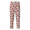 thumbnail image 1 of Hirioo Red Ladybugs for Teenagers' Pajama Pants Womens Lounge Pants with Pockets Pj Bottoms Pants for Men-XS(5-6), 1 of 6