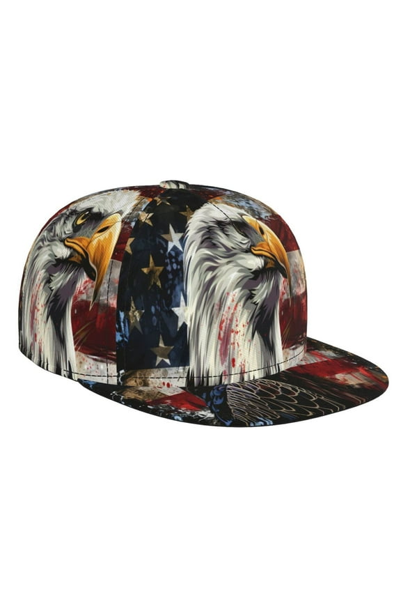 Retro American Eagle A for Baseball Cap Men Cap Flat Brim for Men Women Teens Adjustable Baseball Cap