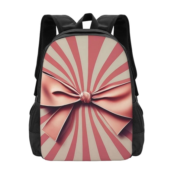 Hirioo Retro Bow for Minimalist Backpack Large Capacity Backpack Travel Backpack For School