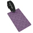 thumbnail image 1 of Hirioo Retro Florals Purple for Luggage ID Tag with Adjustable Strap Travel Baggage Bag Tags Suitcase Identify Labels for Women Men, 1 of 7
