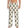 thumbnail image 1 of Hirioo Retro Steampunk Vehicle for Men's PJ Pajama Pants Sleep Pants Men's Home Trousers with Pockets,S-3XL-3X-Large, 1 of 6