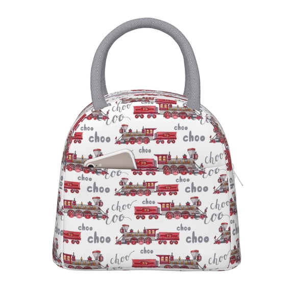 Hirioo Retro Train for Eco-friendly Lunch Box,Leakproof Lunch Box for School, Work, Travel, and Picnics,Perfect for Meal Prep