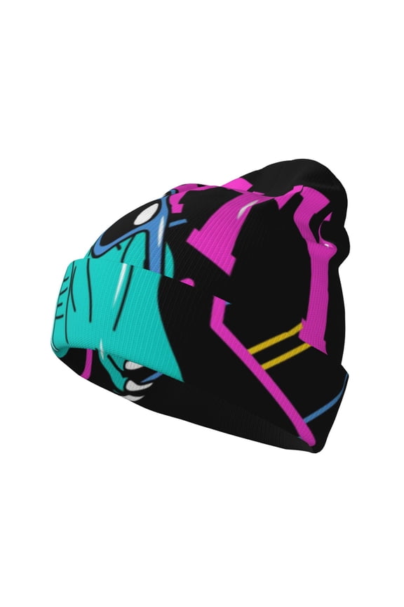 Rex Dinosaur With Sunglasses for Men's Knit Cuffed Beanie for Outdoor Activities Unisex