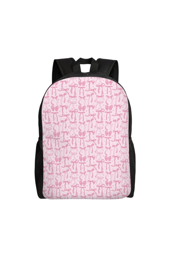 Ribbon Bow for Travel Backpack for Women Men, Lightweight and Durable,Gift for Weekender, College, Work,and Outdoor Activities