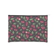 thumbnail image 1 of Hirioo Ripe Red Cherry for Paper Reusable Cosmetic Bag Zipper Encouragement Travel Pouch Toiletry Bag for Women Girls, 1 of 7