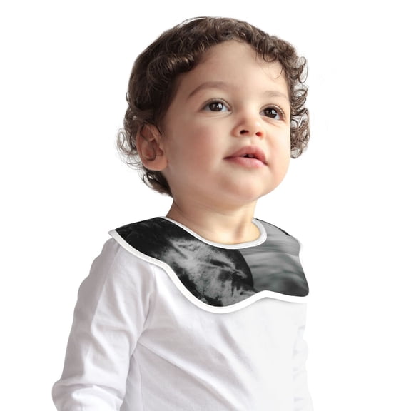 Hirioo Running Horse for Baby Cotton Petal Bib Drool Bibs for Baby Boy Unisex