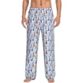 thumbnail image 1 of Hirioo Sailboats And Seagulls for Women's PJ Pajama Pants Sleep Pants Women's Home Trousers with Pockets,S-3XL-3X-Large, 1 of 6
