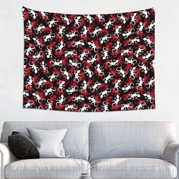 Hirioo Salamander Print Tapestry Lightweight Fabric for Bedroom Aesthetic Home Wall Dorm Dcor Living Room Decor 29x37 Inch