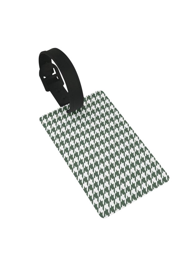 Scottish Checkered for Luggage ID Tag with Adjustable Strap Travel Baggage Bag Tags Suitcase Identify Labels for Women Men