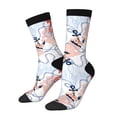 thumbnail image 1 of Hirioo Sea Horse And Corals Pattern Adult Middle Tube Socks Breathable Sock Non-Pilling,Contrasting Color Design, 1 of 6