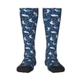 thumbnail image 1 of Hirioo Sea Sharks for Adult Stockings Breathable Sock Non-Pilling,Contrasting Color Design, 1 of 6