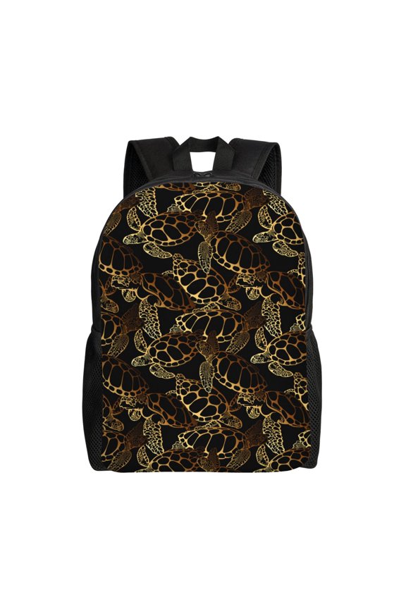 Sea Turtle With Ocean for Travel Backpack for Women Men, Lightweight and Durable,Gift for Weekender, College, Work,and Outdoor Activities