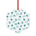 thumbnail image 1 of Hirioo Sea Turtle for Acrylic Christmas Pendant Hanging Christmas Tree Ornaments, Car, Home, Office Gift Decor-Hexagon, 1 of 7