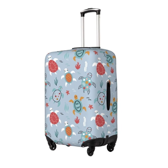 Hirioo Sea Turtle for Elasticity Suitcase Cover (No luggage Included) Durable Luggage Protector Fits 18-32 Inch Luggage-Medium