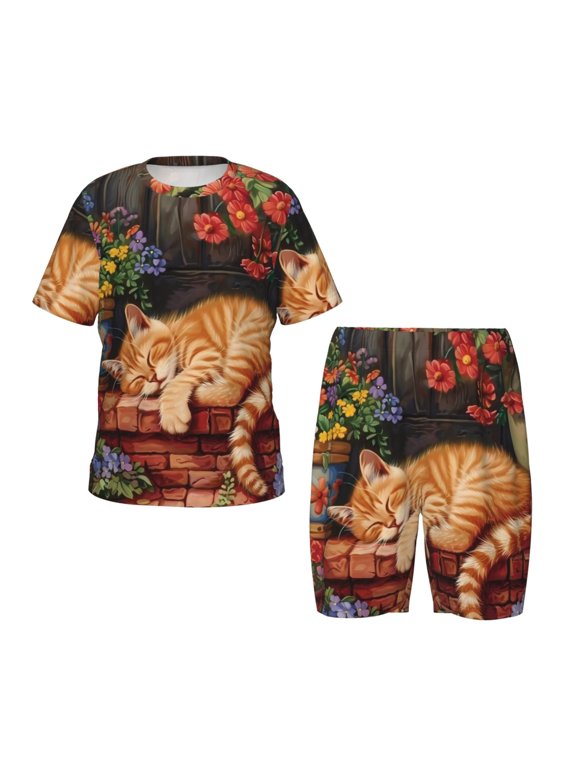 Sleeping Cat Flowers Hirioo-4X-Large