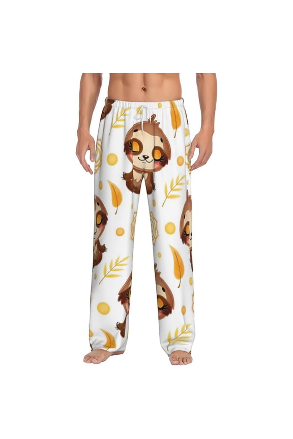 Sloth Yoga for Women's PJ Pajama Pants Sleep Pants Women's Home Trousers with Pockets,S-3XL-3X-Large