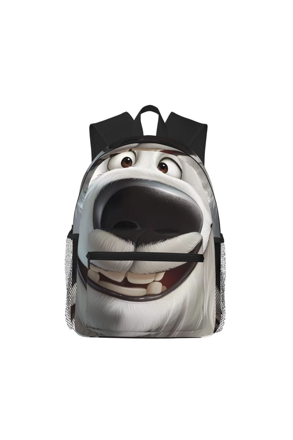 Smiling Polar Bear for Casual Backpack College Backpack Laptop Backpack for Women and Men College Workplace Travel