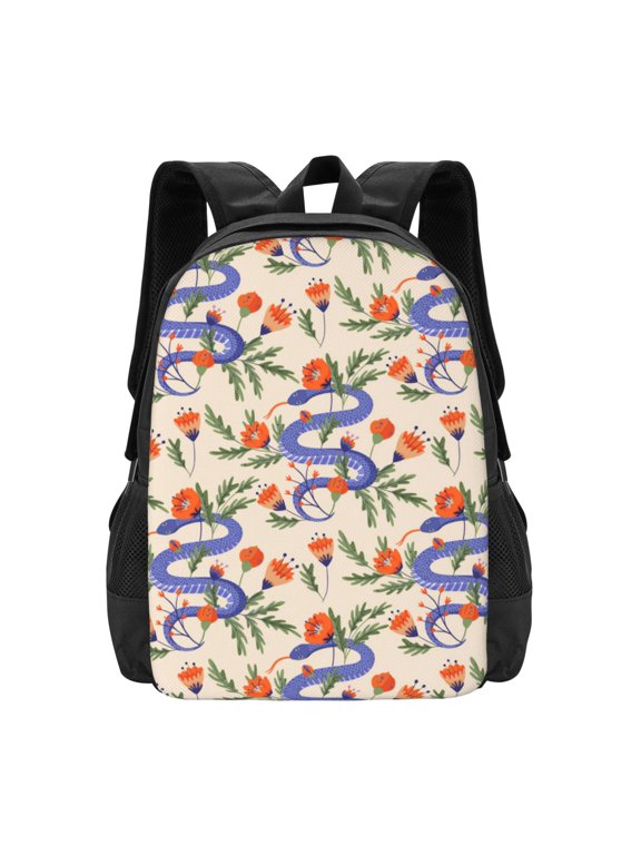 Snake for Minimalist Backpack Large Capacity Backpack Travel Backpack For School