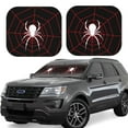thumbnail image 1 of Hirioo Spider On The Web for 2PCS Windshield Sun Shade Foldable | Front Windshield Shade for Sun, Heat and UV Rays-Medium, 1 of 6