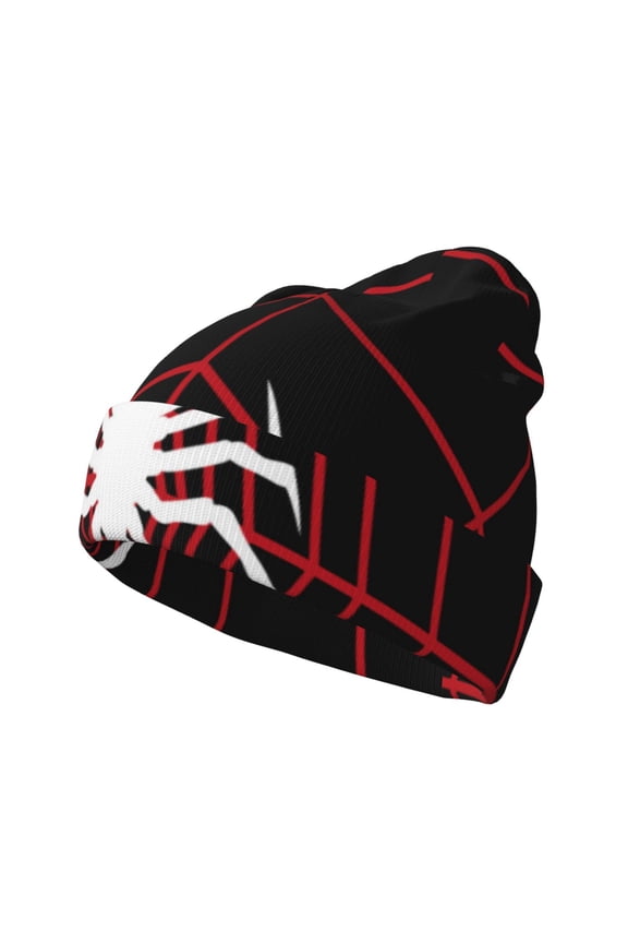 Spider On The Web for Men's Knit Cuffed Beanie for Outdoor Activities Unisex