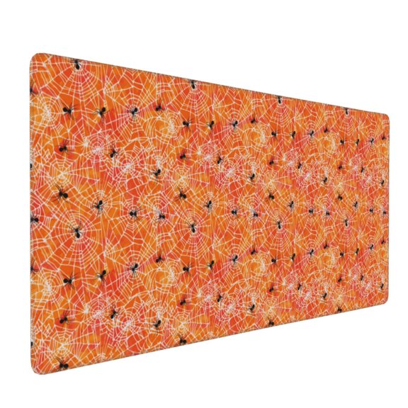 Hirioo Spider for Mouse Pad ,Anti-Slip Base, Durable Stitched Edges, Perfect for Gaming, Office, and Home Use,16x35.5in