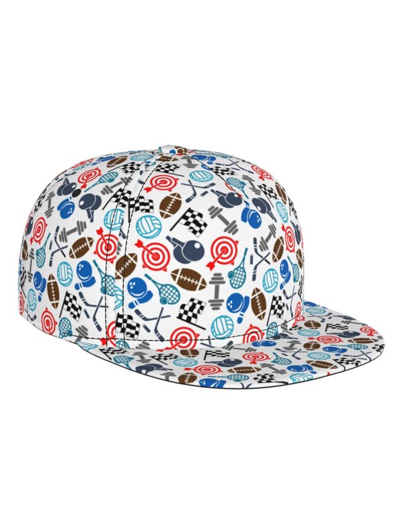 Sport Items for Baseball Cap Men Cap Flat Brim for Men Women Teens Adjustable Baseball Cap