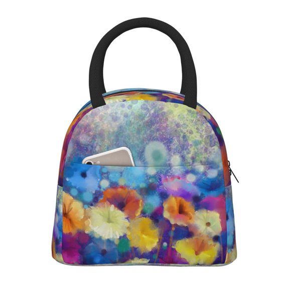 Hirioo Spring Flower Seasonal for Eco-friendly Lunch Box,Leakproof Lunch Box for School, Work, Travel, and Picnics,Perfect for Meal Prep