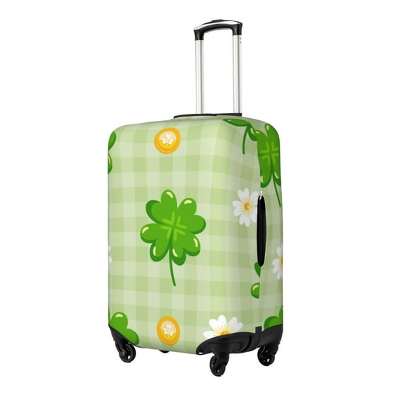 Hirioo St Patrick's Day11 for Elasticity Suitcase Cover (No luggage Included) Durable Luggage Protector Fits 18-32 Inch Luggage-X-Large