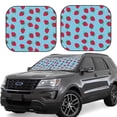 thumbnail image 1 of Hirioo Strawberries for 2PCS Windshield Sun Shade Foldable | Front Windshield Shade for Sun, Heat and UV Rays-Medium, 1 of 6