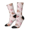 thumbnail image 1 of Hirioo Strawberry Cake Pattern Adult Middle Tube Socks Breathable Sock Non-Pilling,Contrasting Color Design, 1 of 6