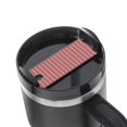 thumbnail image 1 of Hirioo Stripes Red White for Stanley Cup Lid Nameplate Personalized Acrylic Nameplate Tumbler Lid Topper(30oz , 40oz), 1 of 9